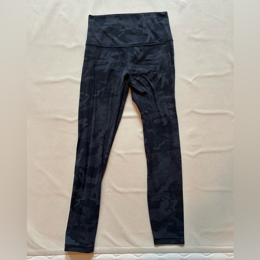 lululemon Black & Grey Camo Align Leggings